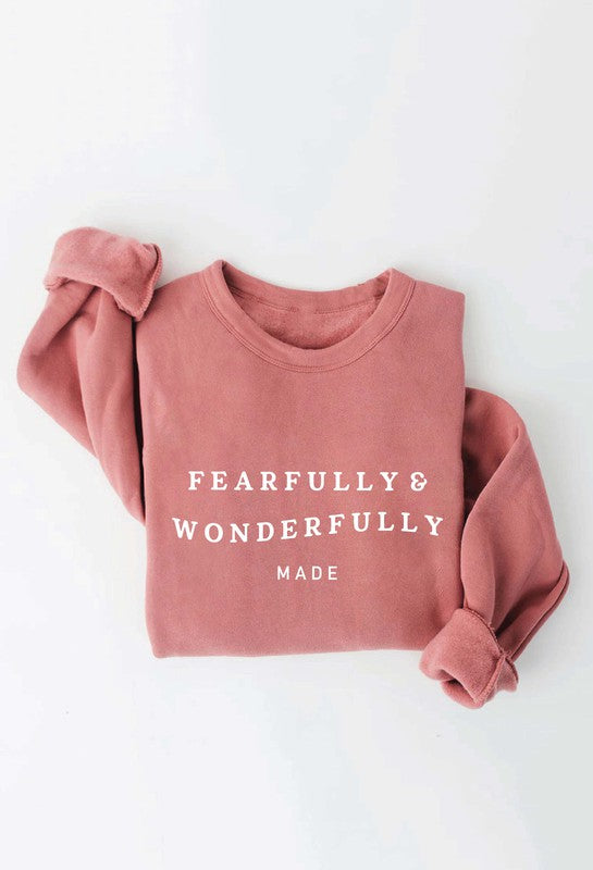 Fearfully & Wonderfully Made Sweatshirt-Sweater-Emporium B, Women's Online Fashion Boutique in Colman, South Dakota