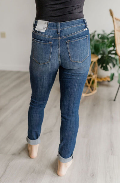 Carrie Mid Rise Distressed KanCan Skinny Jeans-jeans-Emporium B, Women's Online Fashion Boutique in Colman, South Dakota