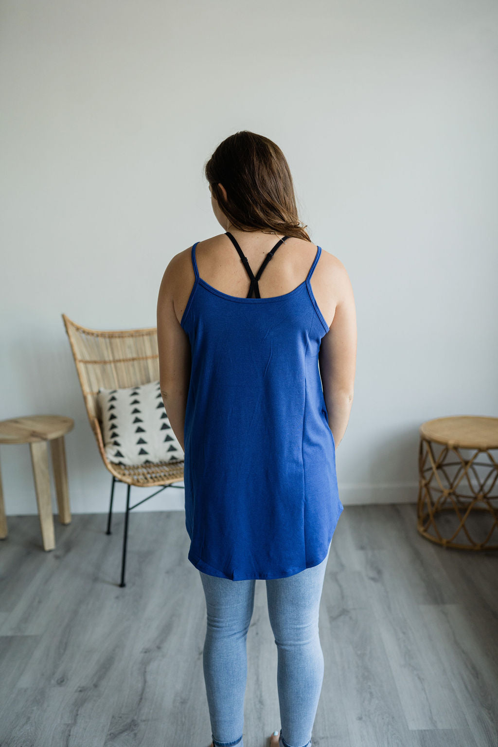 Ashley Reversible Tank - Blue-tank-Emporium B, Women's Online Fashion Boutique in Colman, South Dakota