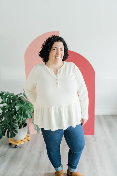 Wyatt Long Sleeve Henley Top-fashion top-Emporium B, Women's Online Fashion Boutique in Colman, South Dakota