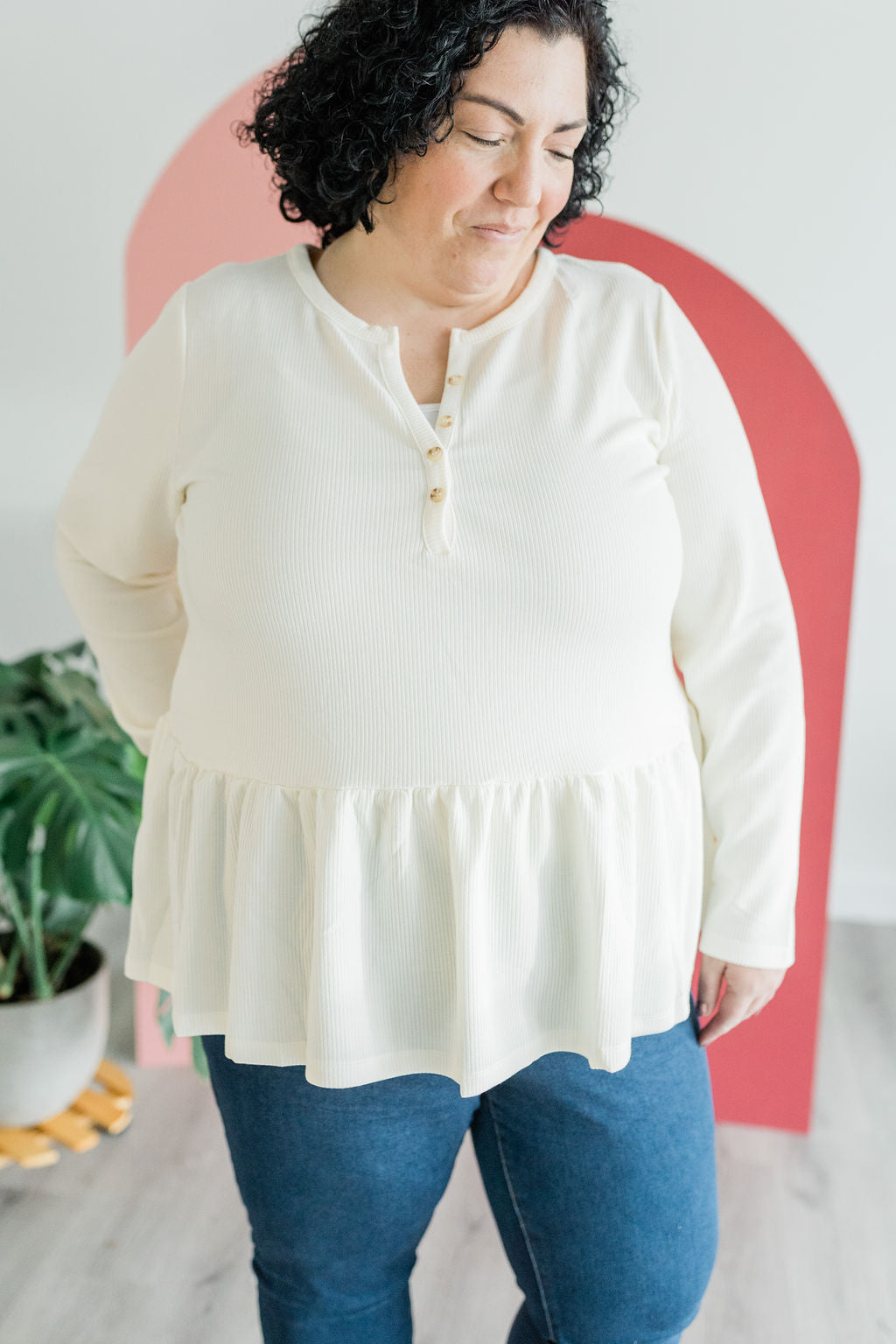 Wyatt Long Sleeve Henley Top-fashion top-Emporium B, Women's Online Fashion Boutique in Colman, South Dakota
