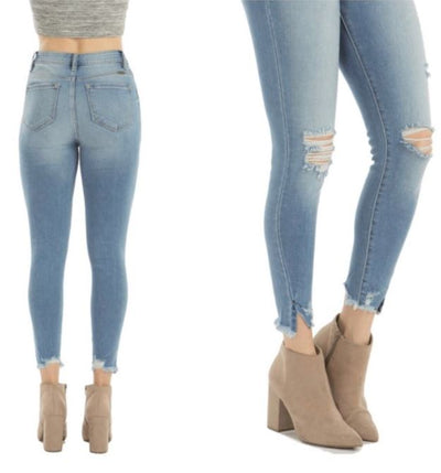 Laura Light Wash KanCan Skinny Jeans-jeans-Emporium B, Women's Online Fashion Boutique in Colman, South Dakota